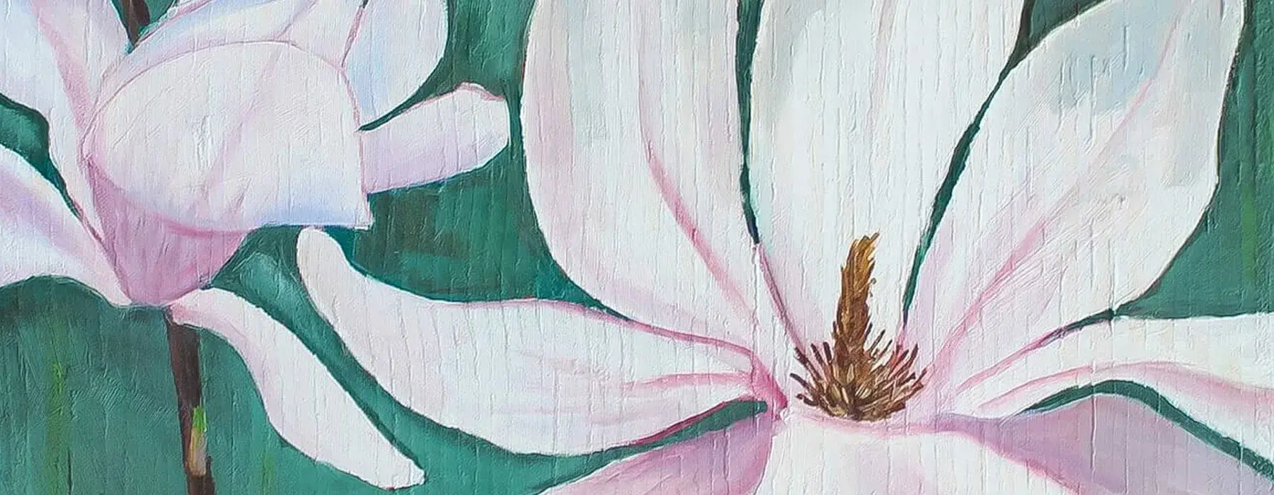 Entdecken Sie die handgemalten Bilder von Christine Neuofer Gemälde Magnolien